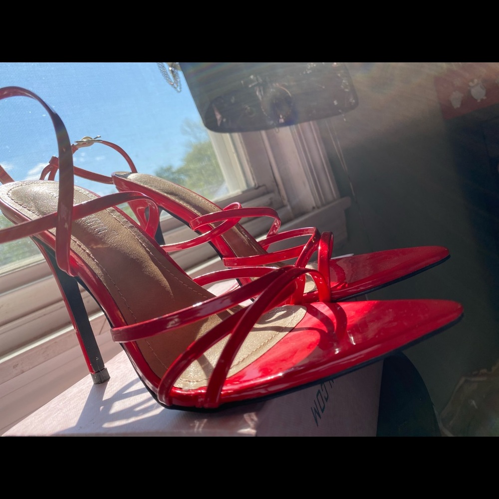 Strappy heels